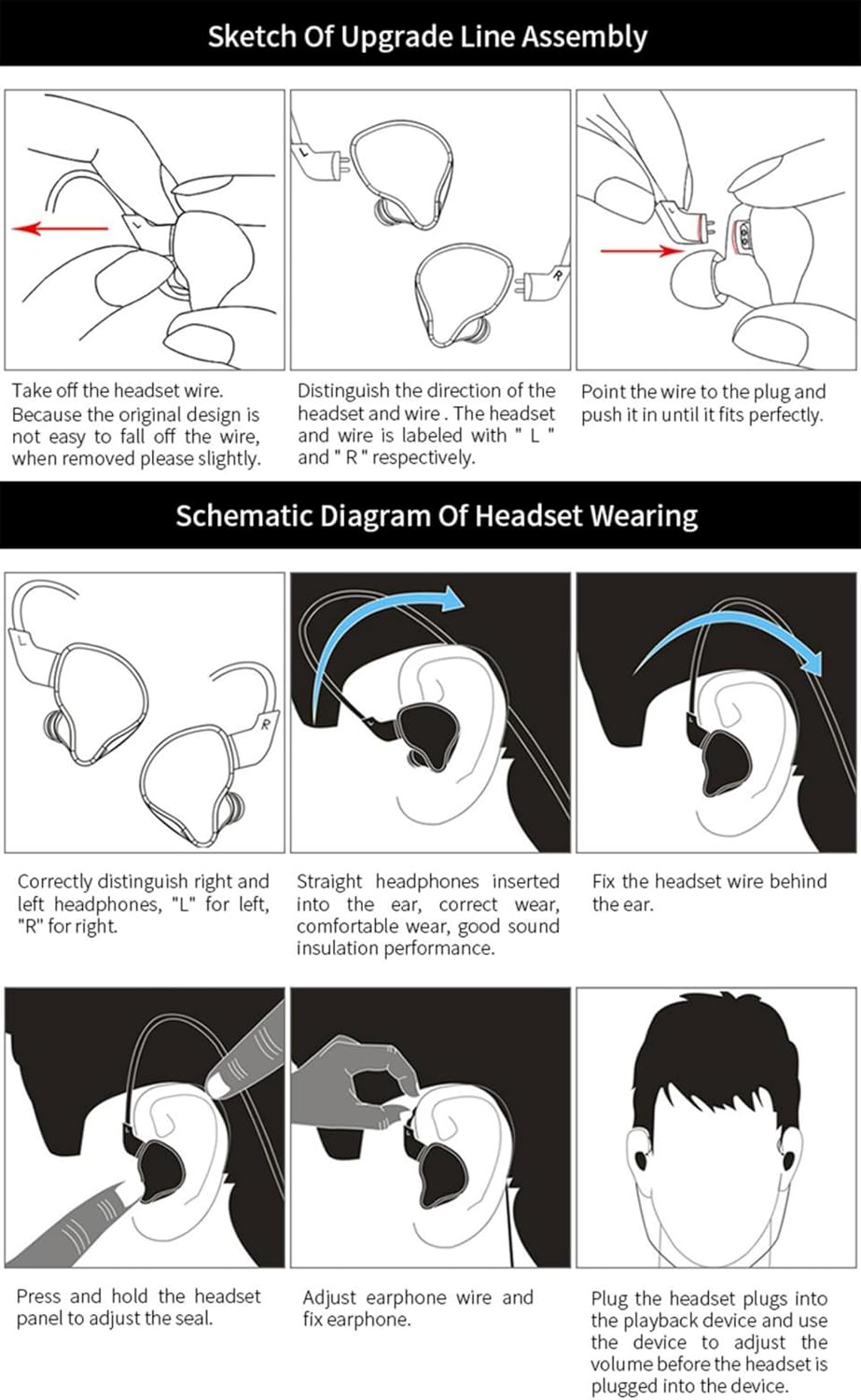 Thumbnail 6 de Yinyoo KZ ZS10 PRO Wired IEM Earphones, 4BA+1DD Hybrid Drivers, Matte Black