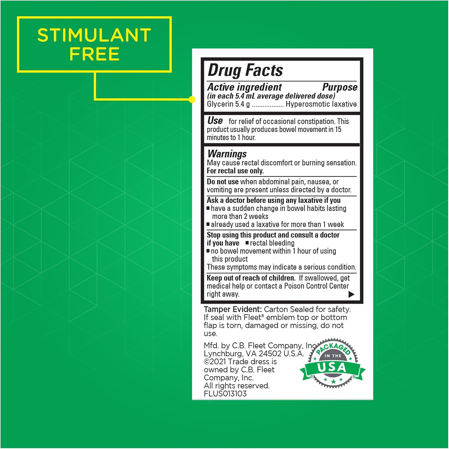 Thumbnail 6 de Fleet Liquid Glycerin Suppositories for Adults, Stimulant-Free, 15–60-Minute Relief