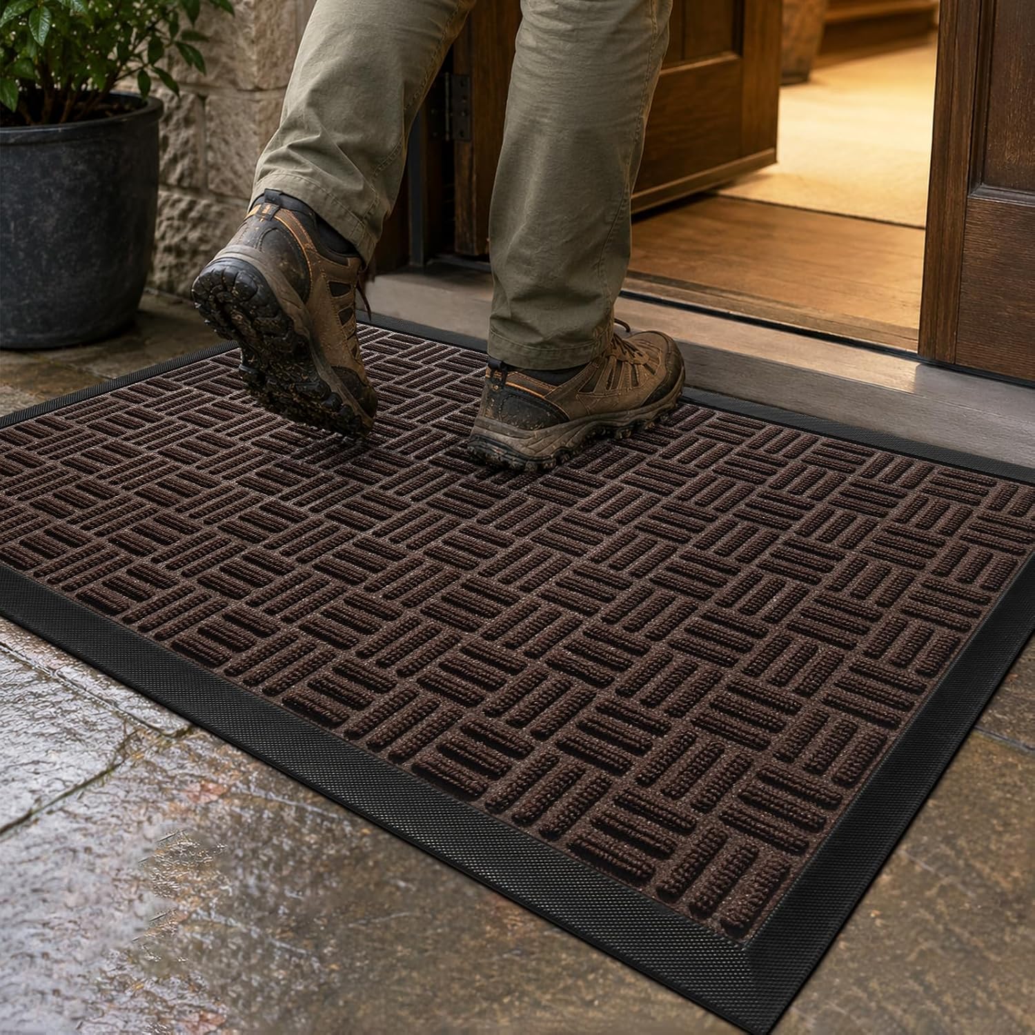 Detalle de Mibao Outdoor Doormat, 36" x 24