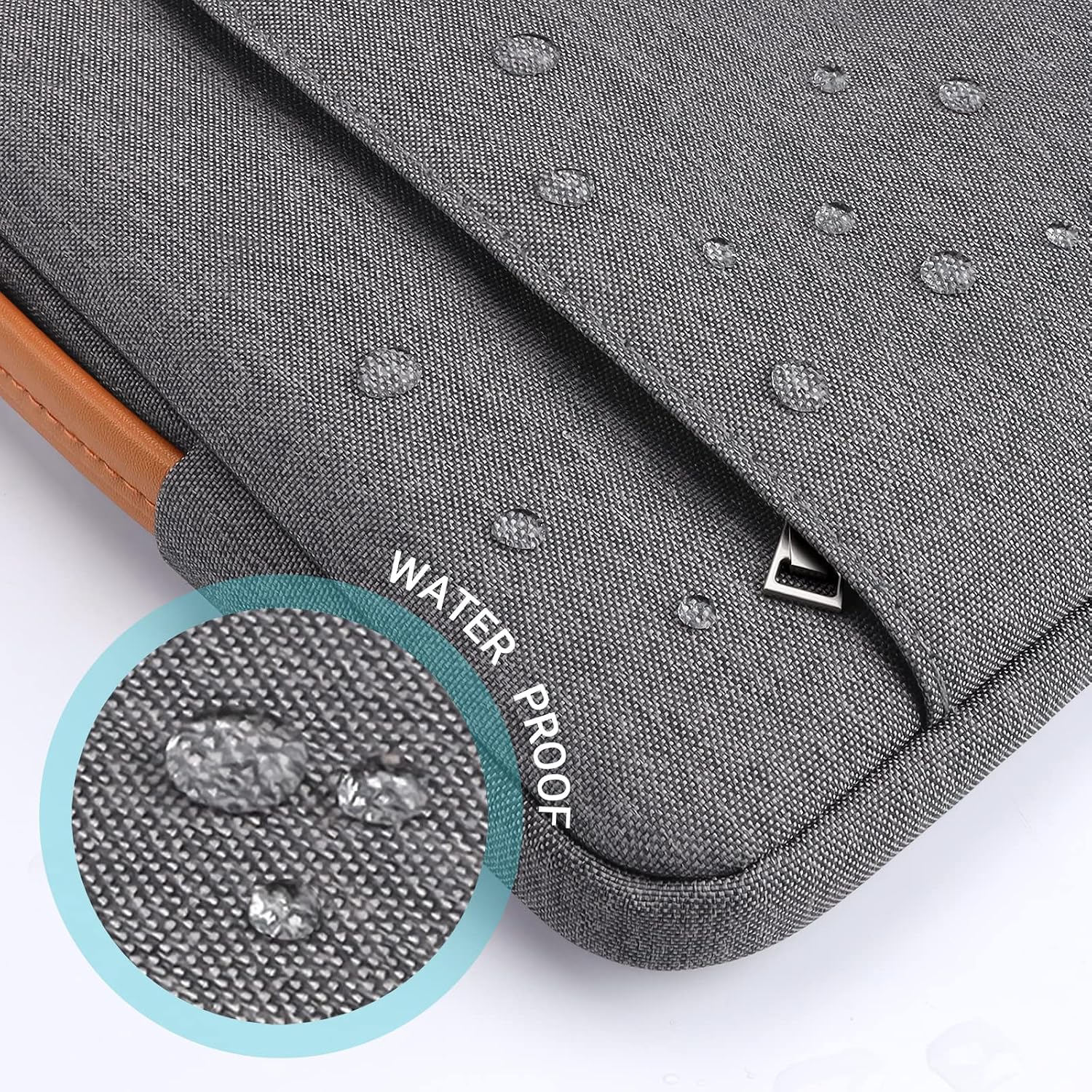 Detalle 2 de TECOOL 15.6-inch laptop sleeve — water-resistant case