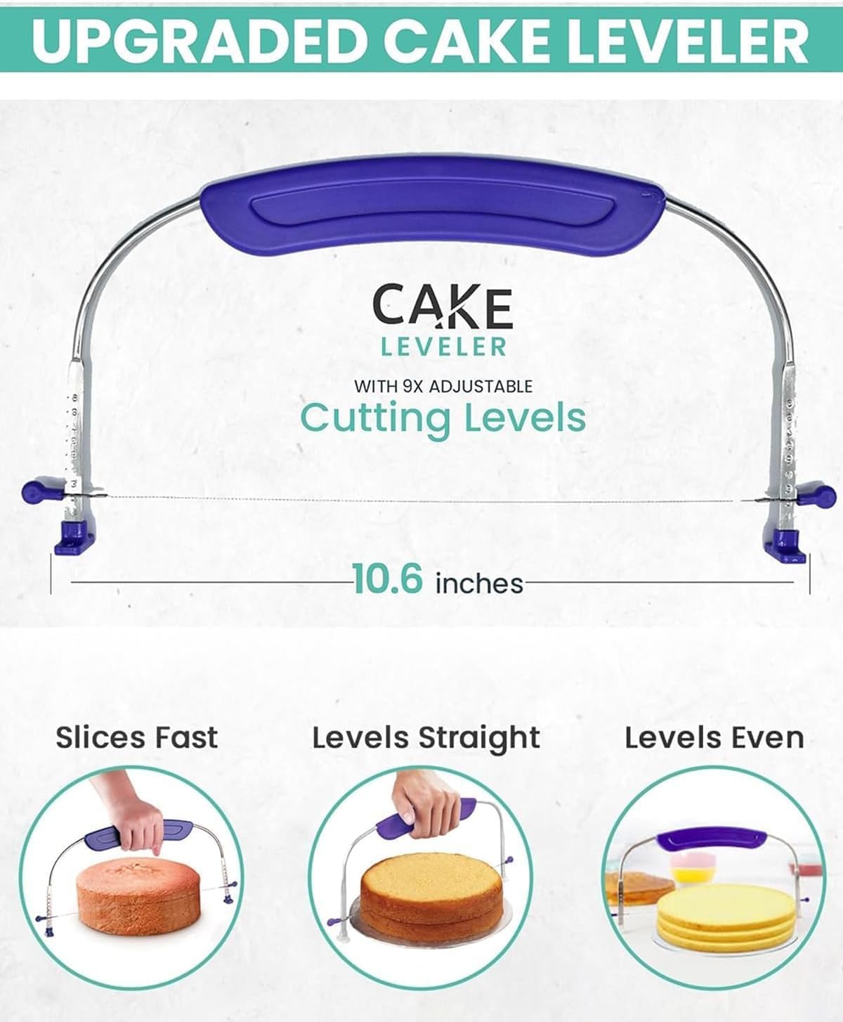 Detalle de RFAQK 65‑Piece Cake Decorating Kit with Turntable and E‑Book