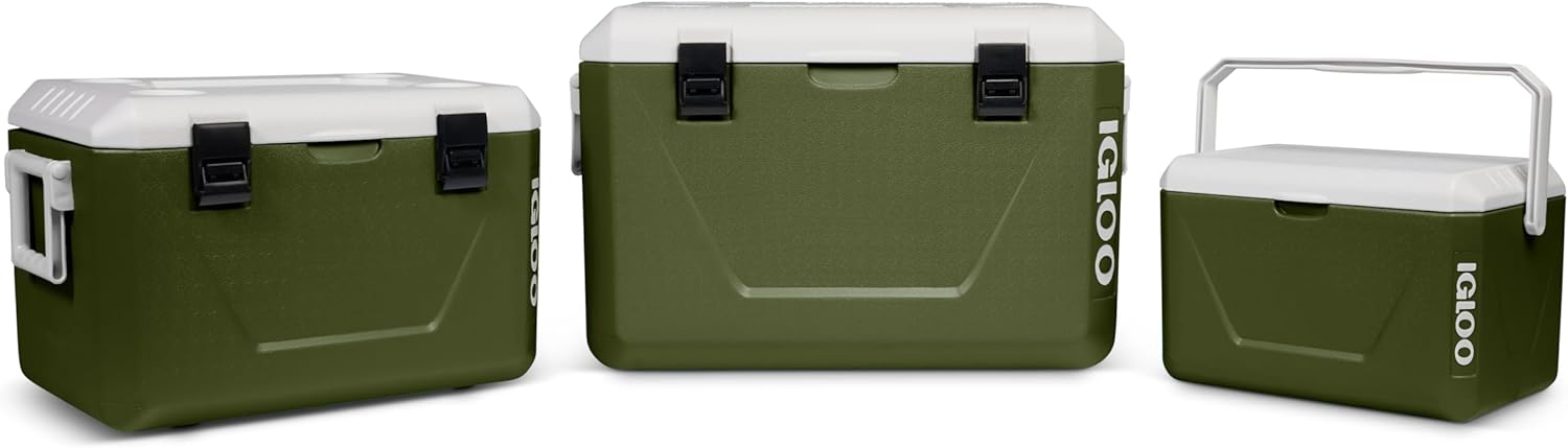 Thumbnail 4 de IGLOO Set di ghiacciaie passive impilabili 55 L + 27 L + 11 L – Contenitori termici leggeri per campeggio e outdoor