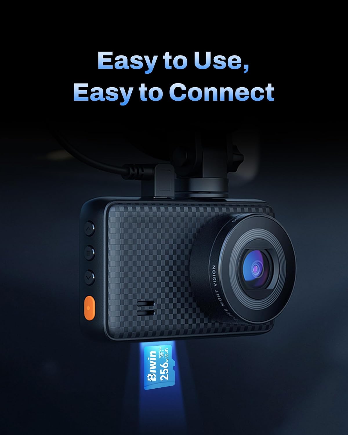 Detalle de Biwin MS100 Micro SDXC Card 256GB – Fast UHS-I Storage for 4K and Apps
