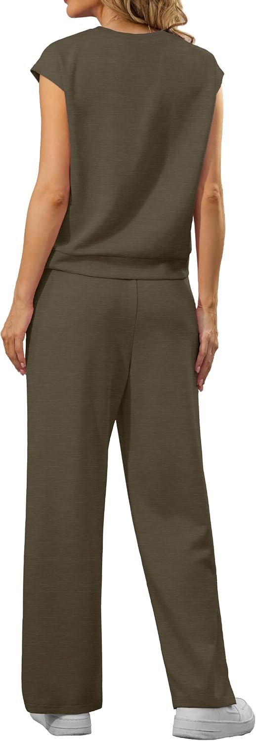 Thumbnail 4 de GRECERELLE Two Piece Outfits for Women: Summer Shorts Set with Pockets