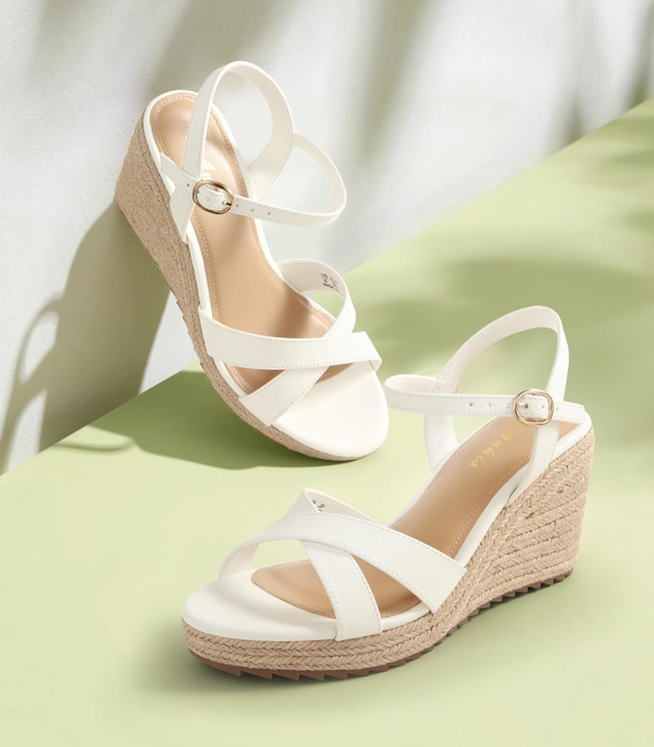 Thumbnail 2 de Ankis Wedge Sandals for Women — 3.4-Inch Open-Toe Espadrille Wedges
