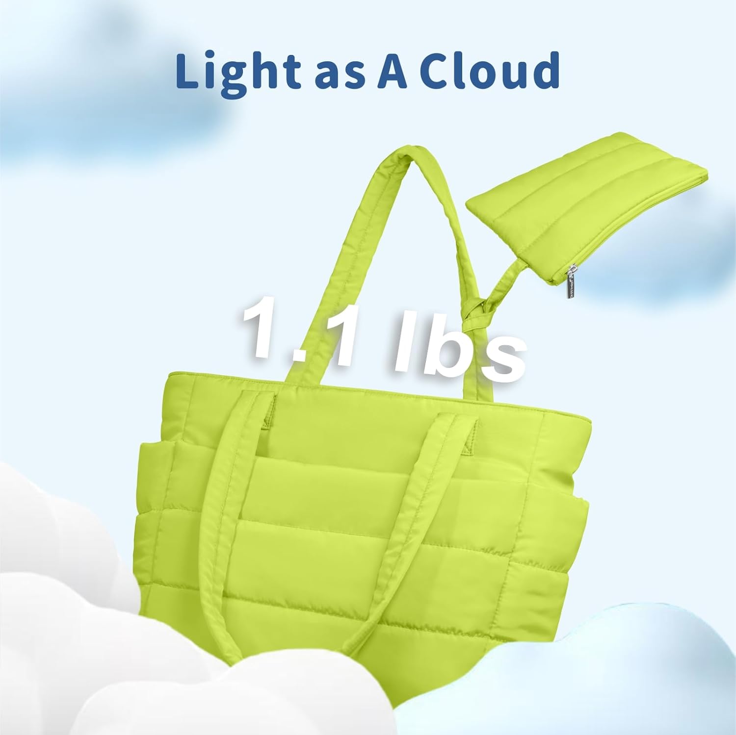 Thumbnail 3 de TOPDesign Puffer Tote Bag 16x6x12