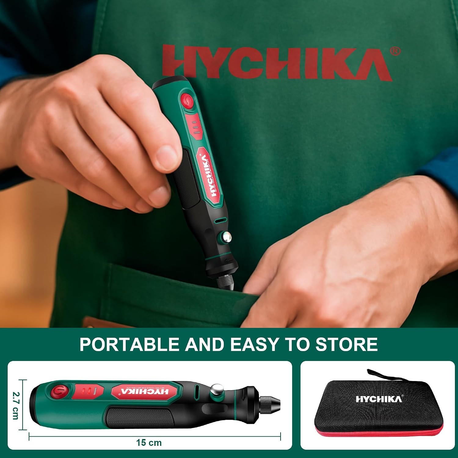 Thumbnail 6 de HYCHIKA Mini Cordless Rotary Tool 3.6V