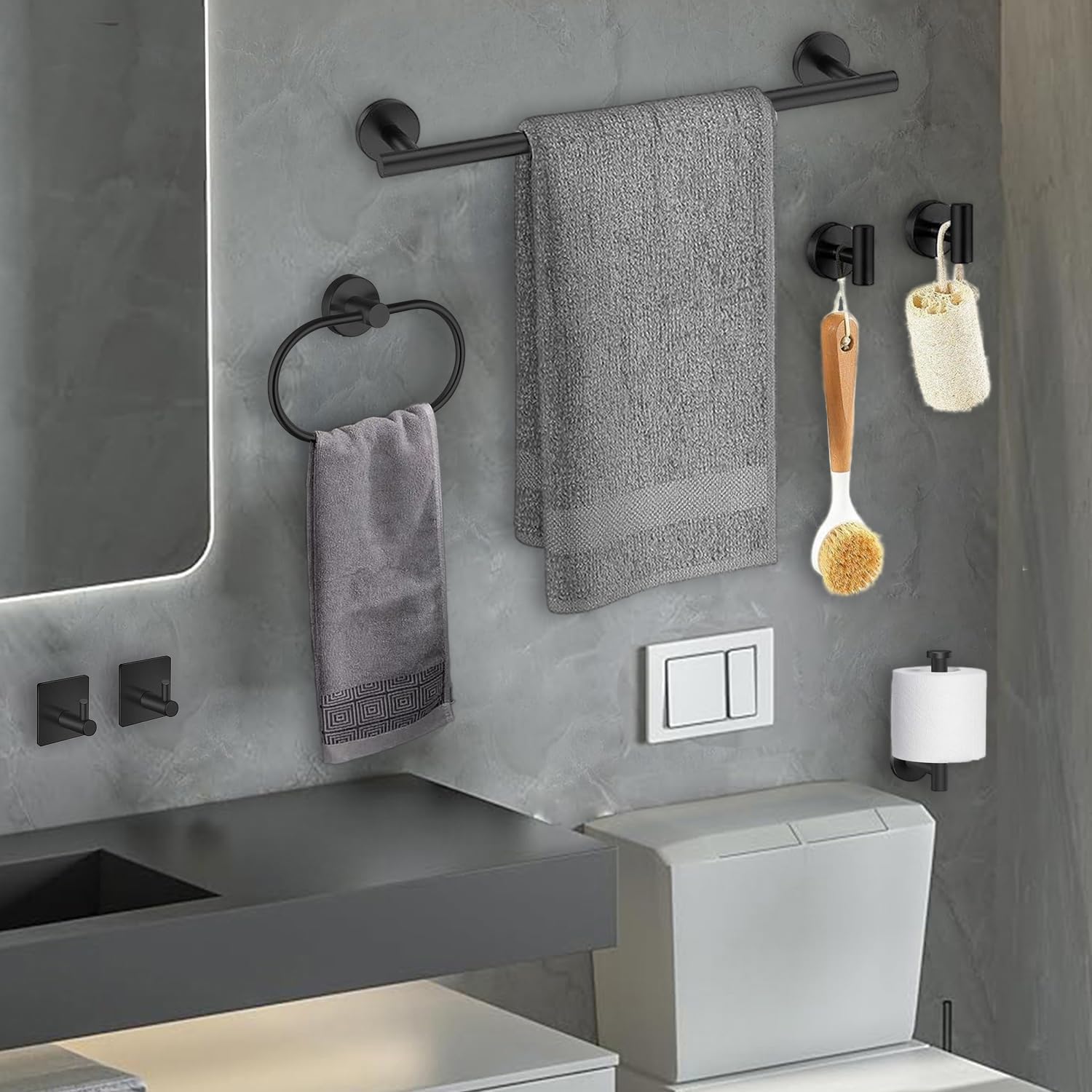 Thumbnail 6 de 7-Piece Bathroom Accessories Set