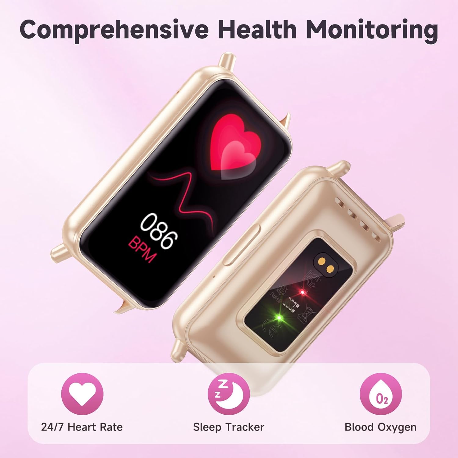 Detalle de BingoFit Fitness Tracker 1.47" HD touchscreen