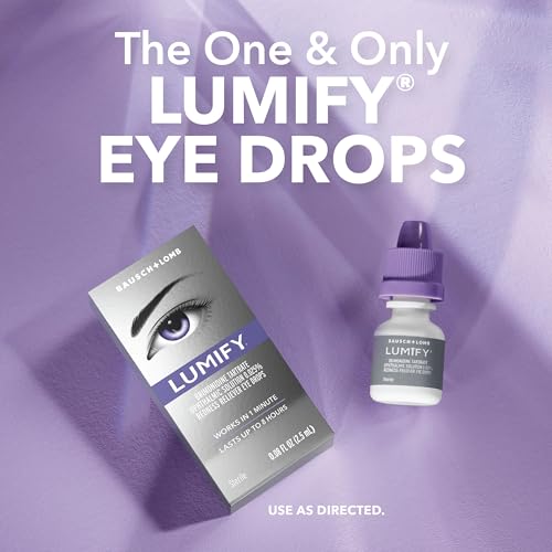 Detalle de LUMIFY Eye Drops for Red Eyes – Brimonidine Redness Reliever (0.25 Fl Oz / 7.5 mL)