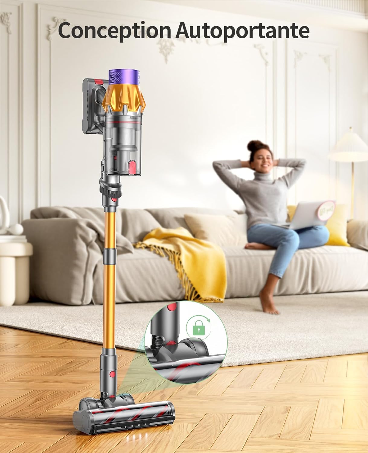 Thumbnail 5 de SunSare X7A Pro aspirateur balai 50 kPa