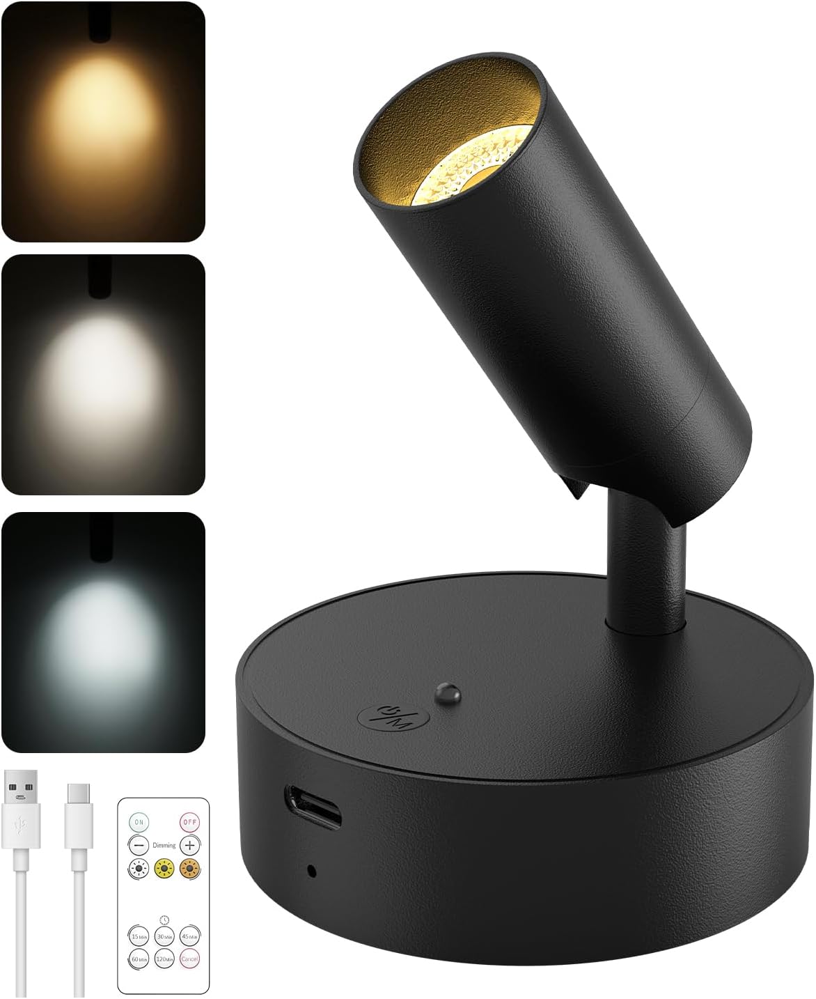 Detalle de Kabellose Spotlight Aufladbar Wandstrahler Innen