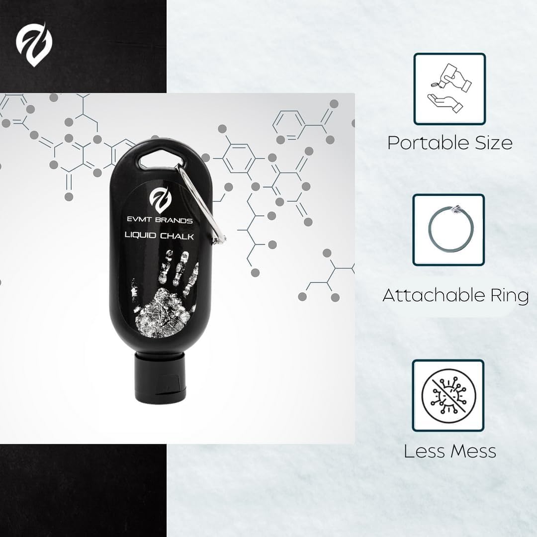 Thumbnail 2 de EVMT Brands Liquid Chalk: Mess-Free, Sweat-Resistant Grip for Weightlifting, Gymnastics, and More