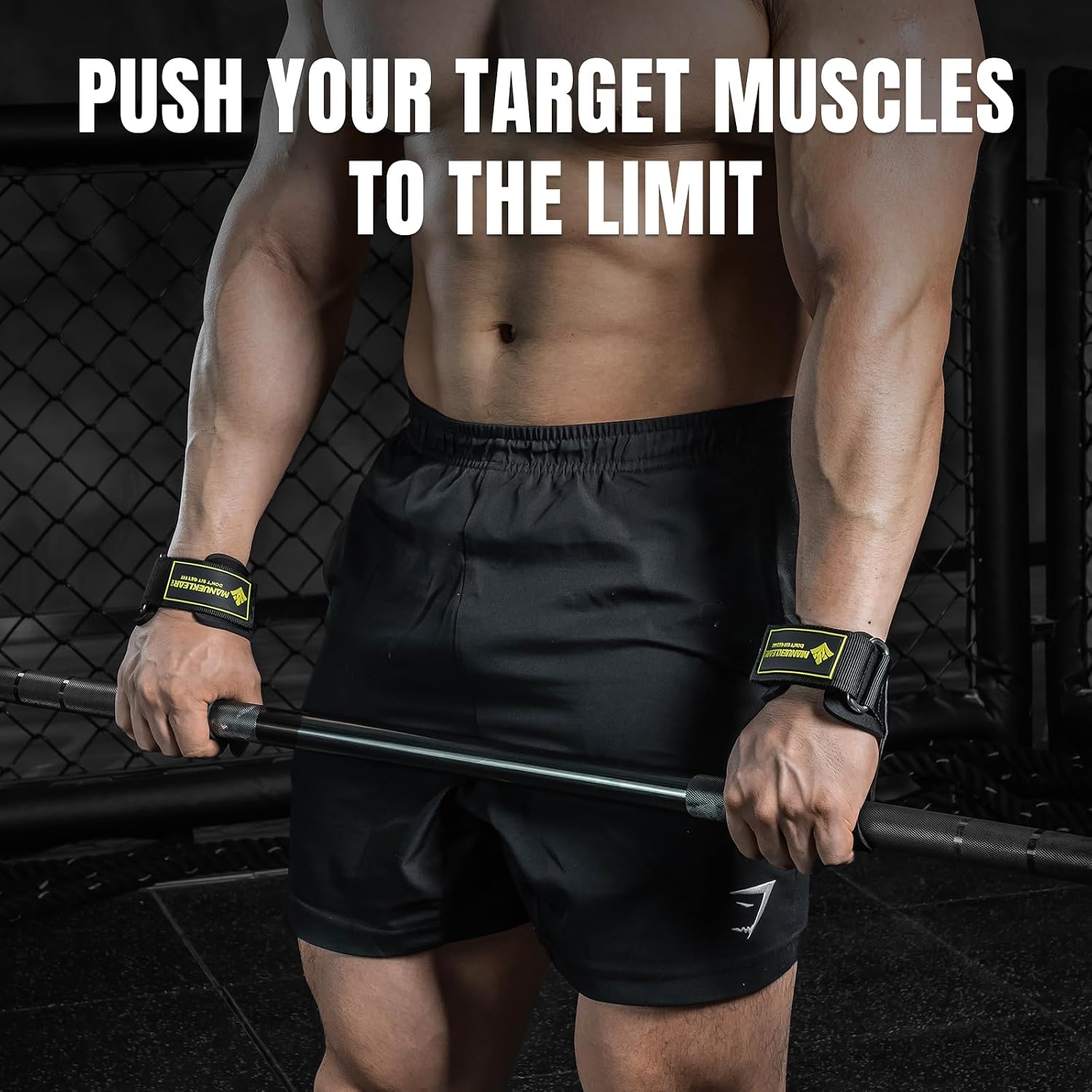 Thumbnail 3 de MANUEKLEAR Gym Straps Double Leather 1 pair