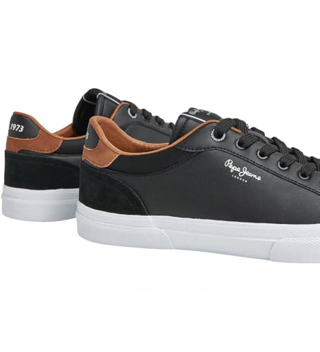 Thumbnail 5 de Pepe Jeans Kenton Court en negro: zapatillas con interior de piel