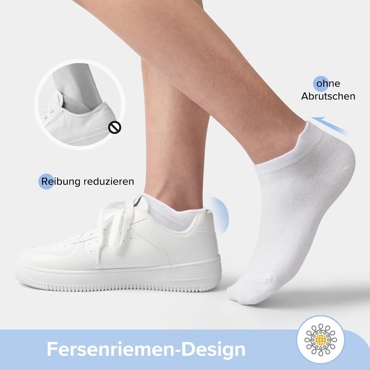 Detalle 2 de YouShow Sneaker Socken 10 Paar Unisex
