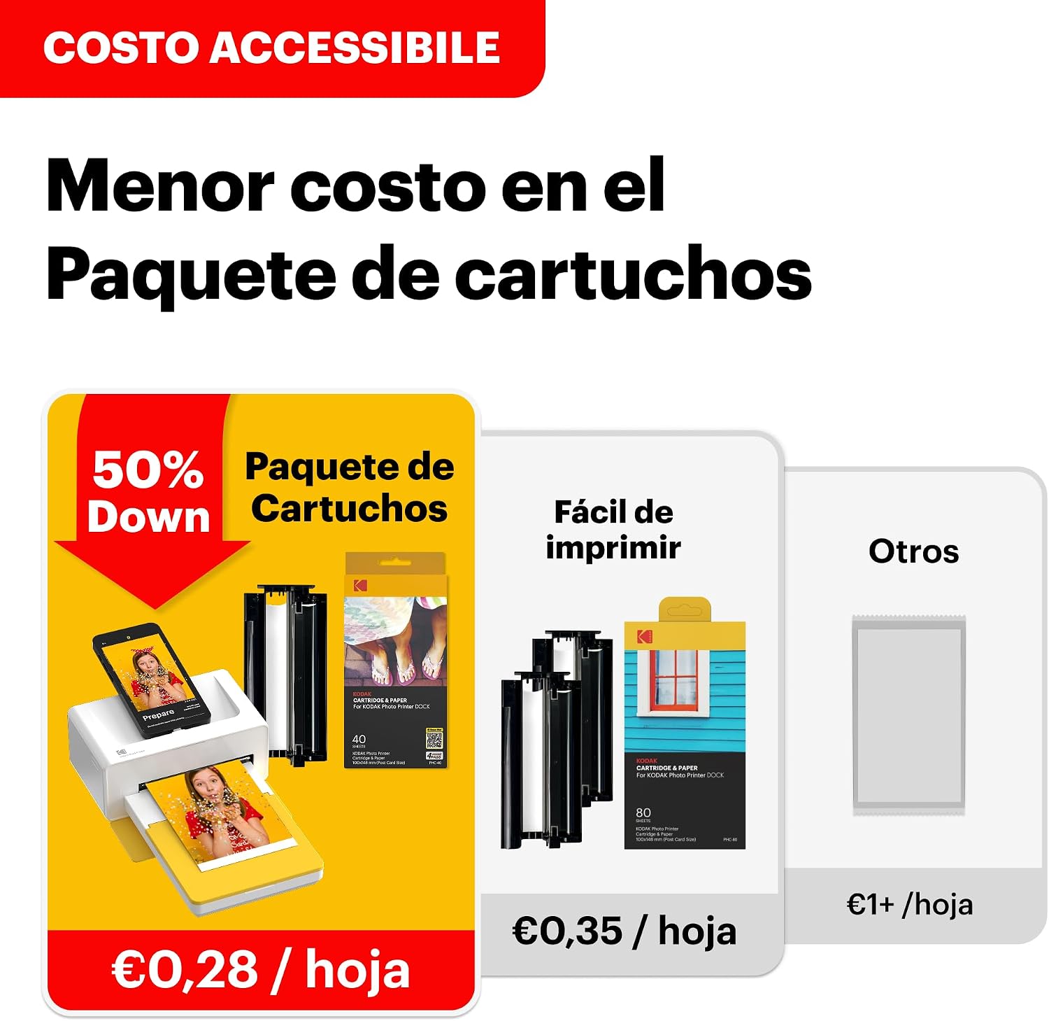 Thumbnail 1 de KODAK Dock Plus 4PASS Impresora 10x15 cm