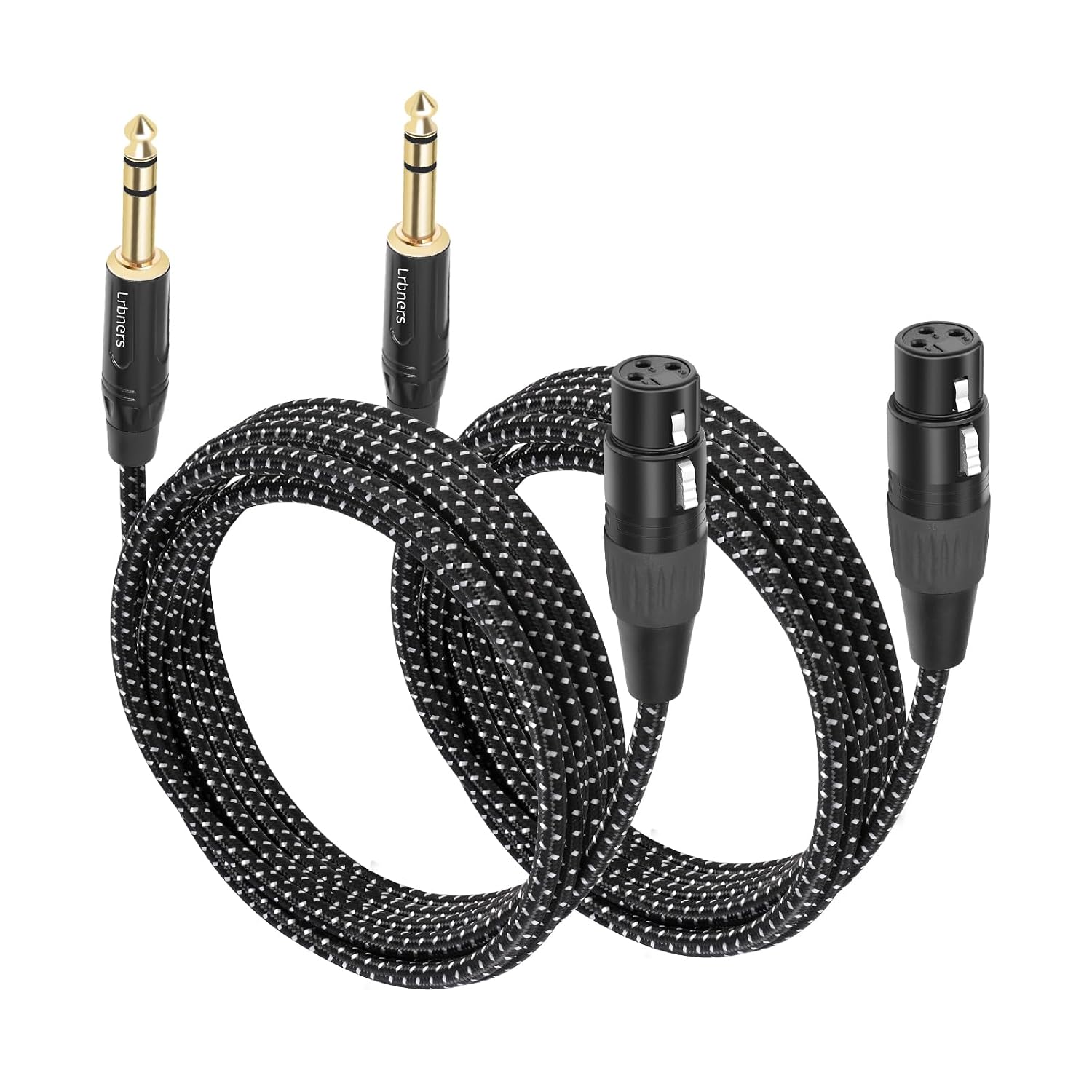 Detalle de Lrbners TC145BXK07-20 TRS-to-XLR Audio Cable, 6.6-Foot 2-Pack