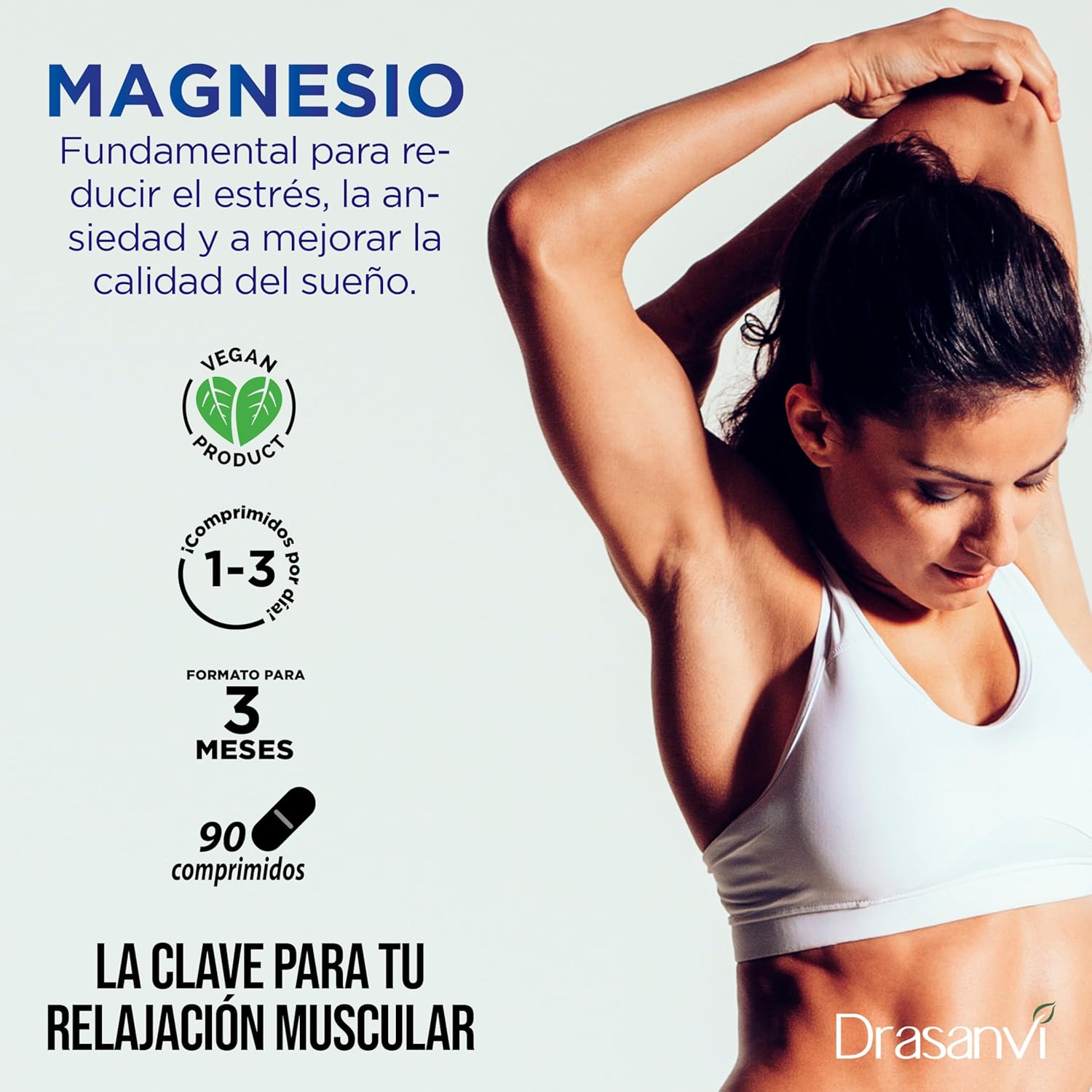 Thumbnail 1 de DRASANVI Citrato de Magnesio 💊 Reduce fatiga y dolor de cabeza
