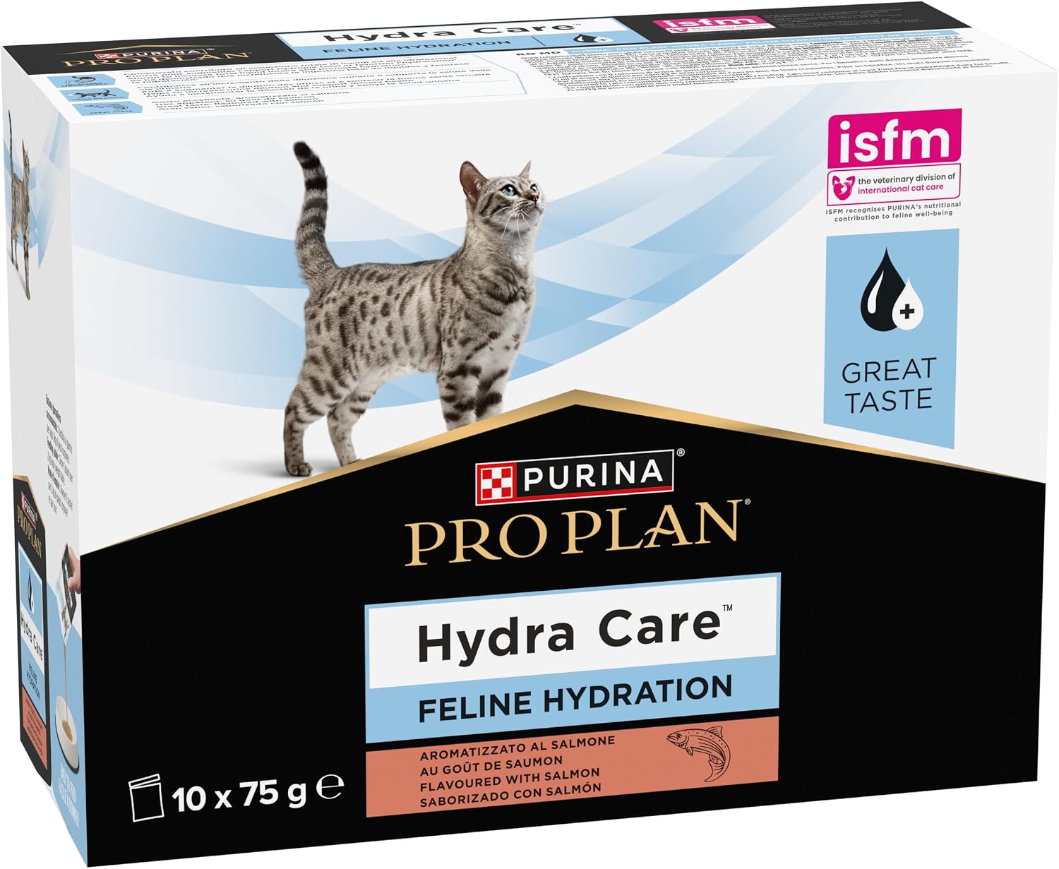 Detalle 2 de PRO PLAN Vet Feline HYDRACARE SALMON 10x75 g