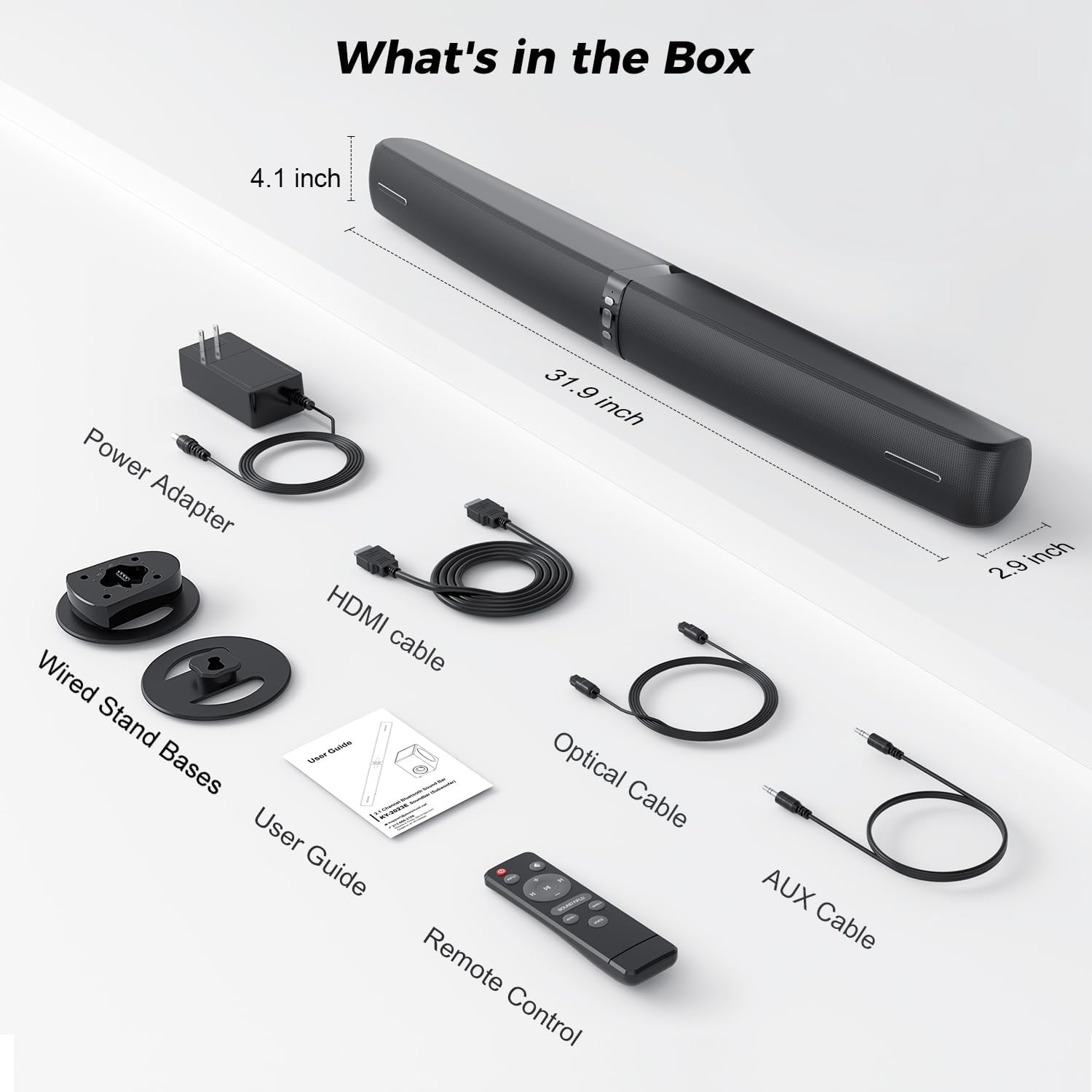 Thumbnail 6 de Soundbar 2‑in‑1 Detachable Tower Speakers with Bluetooth 5.3