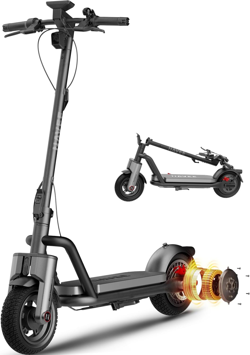 Thumbnail 1 de NAVEE Tout-Terrain Trottinette Électrique Adulte N65i : autonomie, confort et sécurité au quotidien