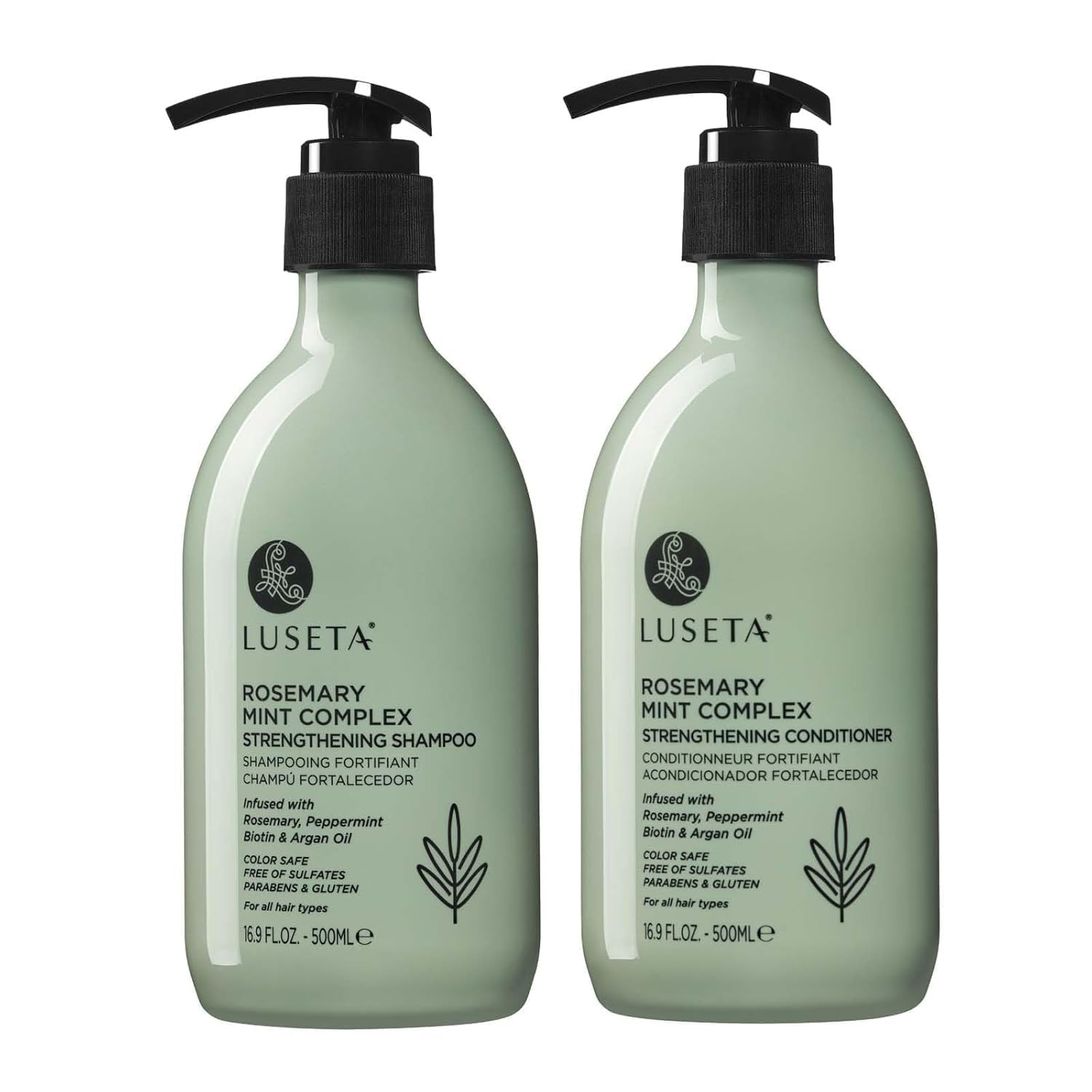 Detalle de Luseta Shampoo and Conditioner Set, 16.9 oz x 2