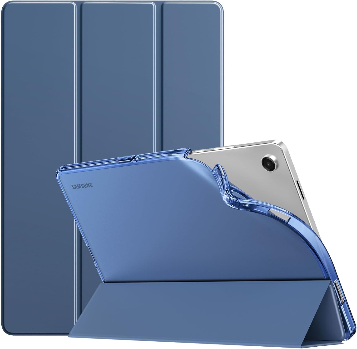 Detalle de TiMOVO Case for Samsung Galaxy Tab A11+ Plus / A9+ Plus 11 Inch (2025/2023) – Slim TPU Protective Cover in Navy Blue