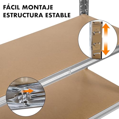 Thumbnail 5 de T-LOVENDO.ES Estantería metálica 180x90x40cm 📦