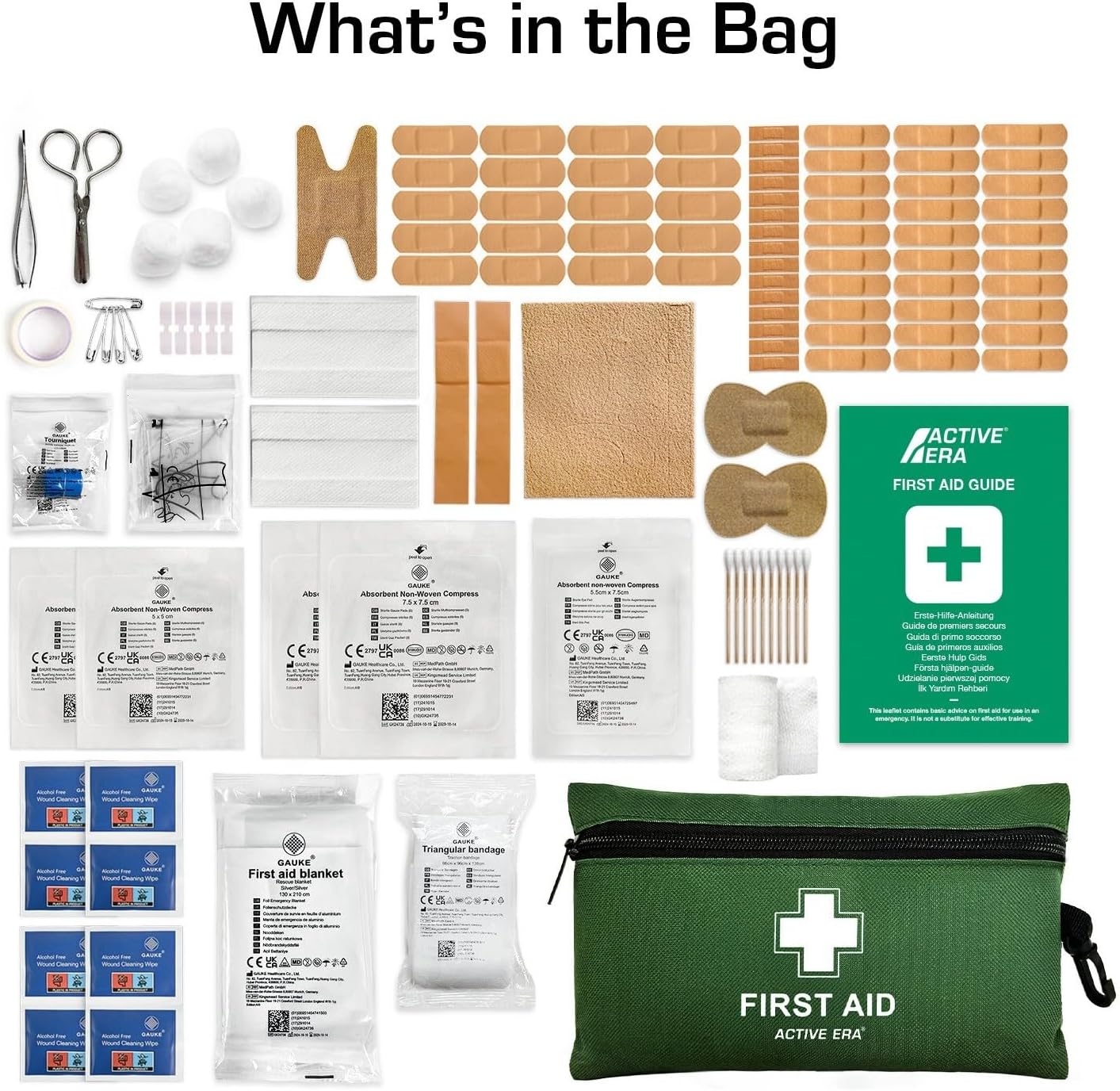 Detalle de 120 Piece Premium First Aid Kit Travel Bag