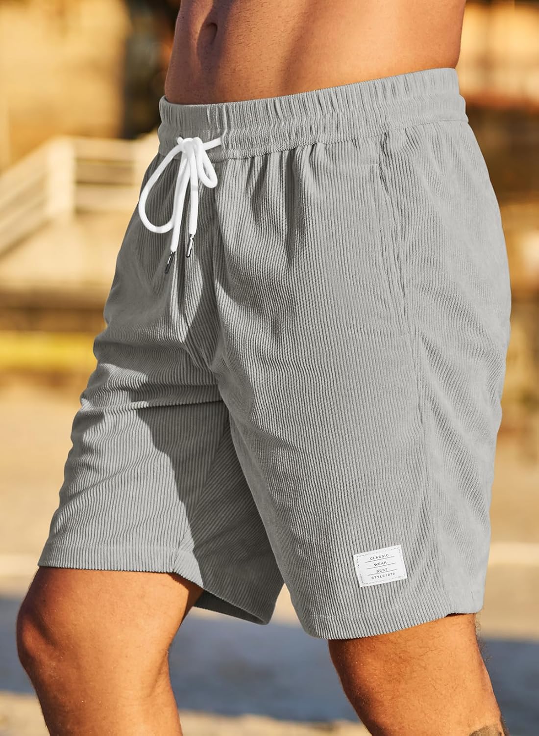 Thumbnail 3 de JMIERR Corduroy Shorts Herren