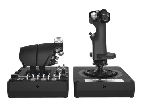 Detalle de Logitech G X56 H.O.T.A.S Système 3M avec Commande des Gaz RVB et Joystick