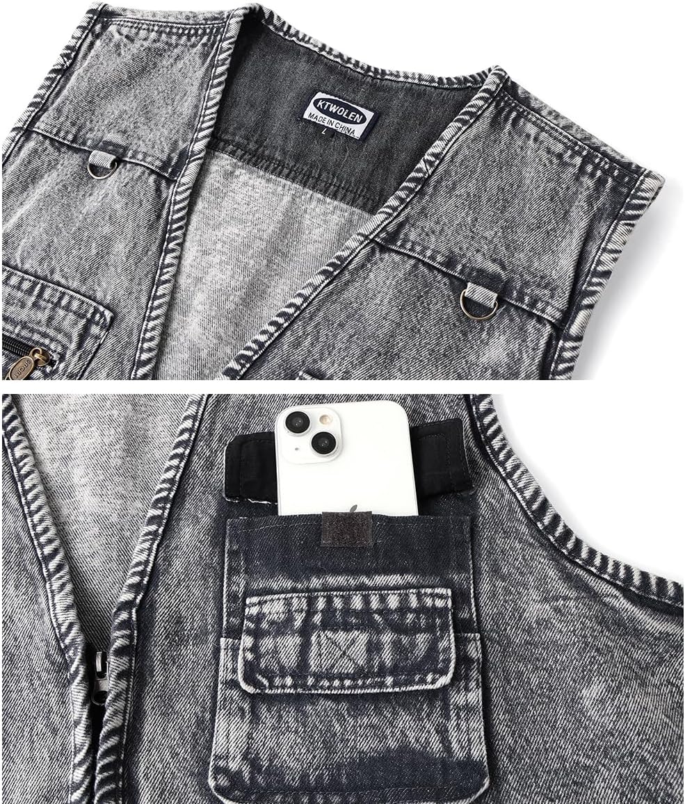 Thumbnail 3 de KTWOLEN Denim Outdoor Weste Herren
