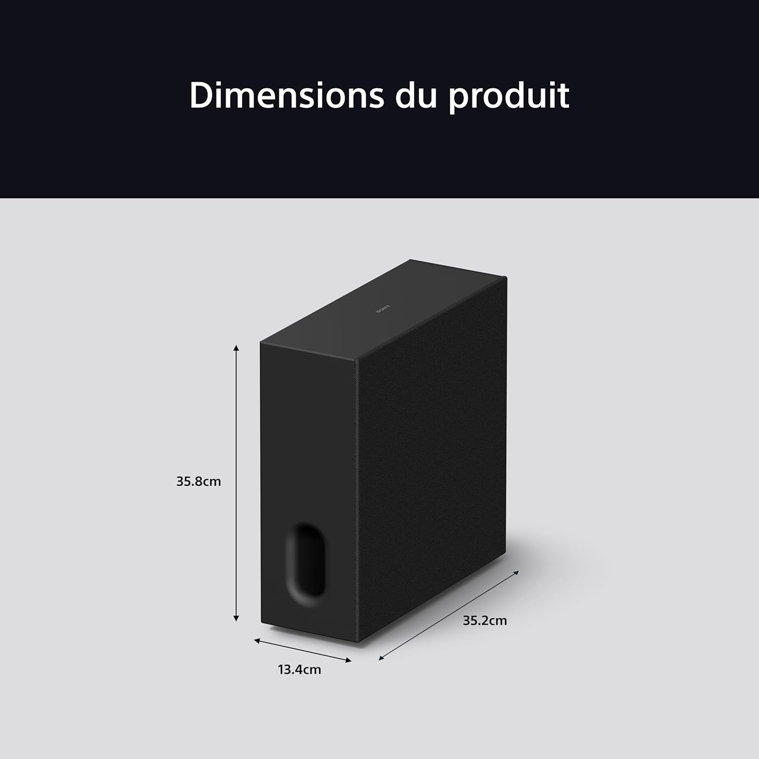 Thumbnail 5 de Caisson de Basses sans Fil Sony BRAVIA Theatre Sub 7 – Basses profondes 100 W, design compact et installation facile