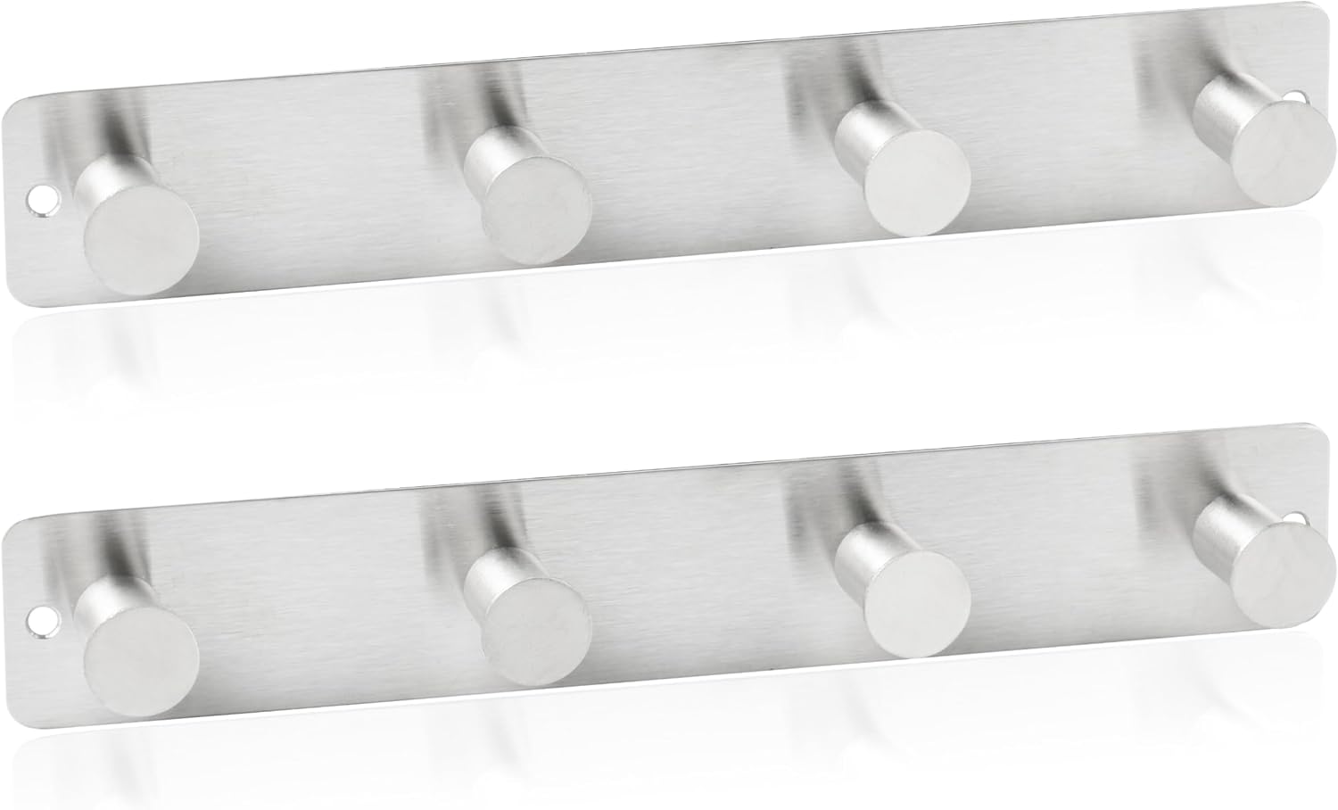 Detalle de Porte Manteau Mural RICOO MH025S-4x2 en Acier Inoxydable – Élégant et Durable