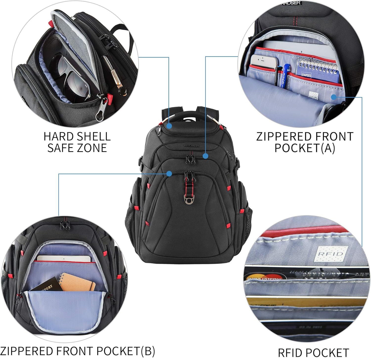 Thumbnail 2 de KROSER Travel Laptop Backpack 44L