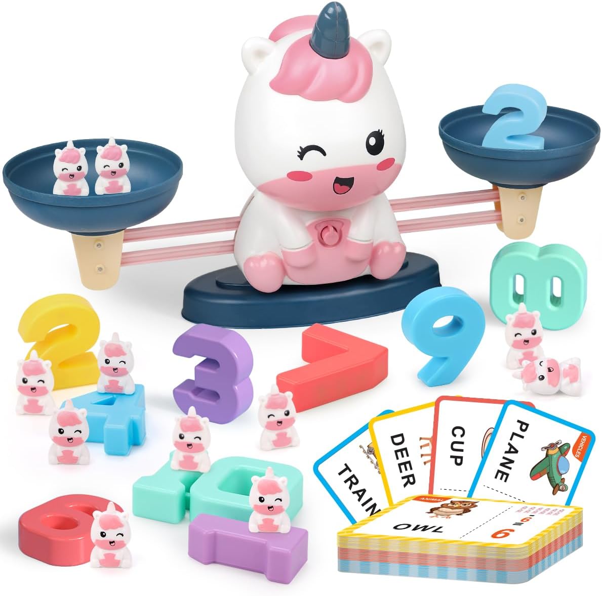 66PCS Unicorn Balance Math Toy