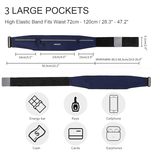 Thumbnail 1 de HAISSKY Running Belt: Lightweight Waist Pack for Phones and Essentials