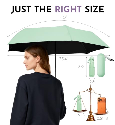 Thumbnail 7 de LILAC Mini Compact Umbrella with UPF 100+ Protection and 100cm Canopy
