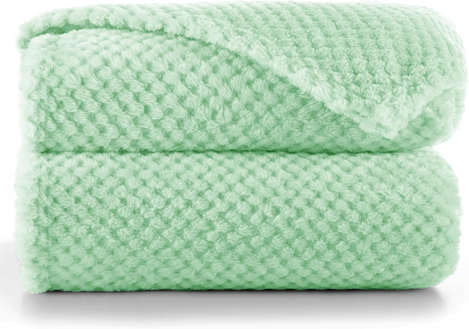 Detalle de DecoKing Couverture Polaire 170 x 210 cm – Douceur et polyvalence pour canapé et lit
