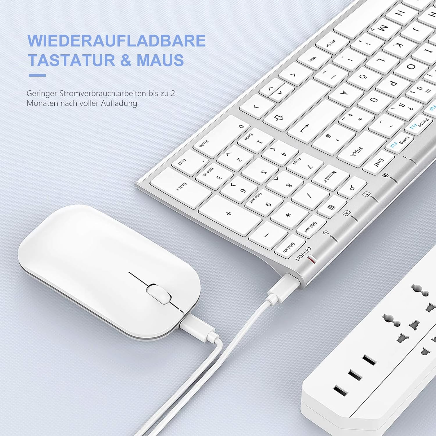Thumbnail 3 de seenda WGJP-031B kabelloses Tastatur-Maus-Set 280mAh