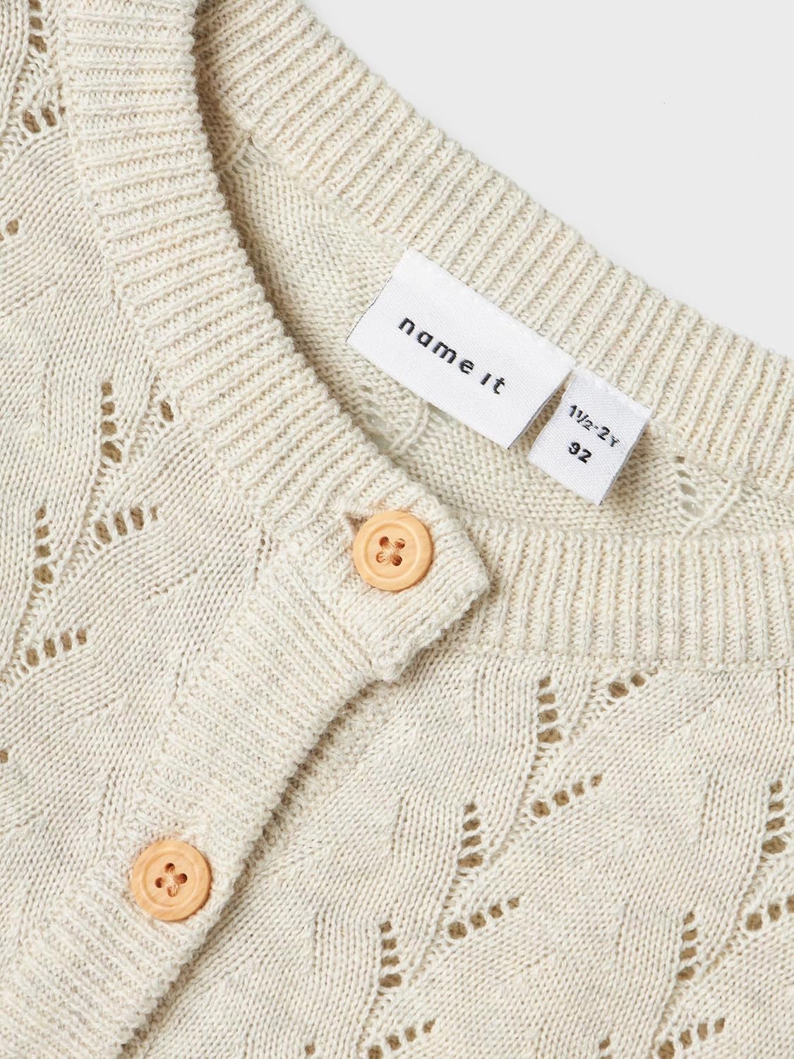 Thumbnail 4 de Cardigan lavorato a maglia in cotone biologico per bambine e ragazze NAME IT Nmfbanni LS Knit Card
