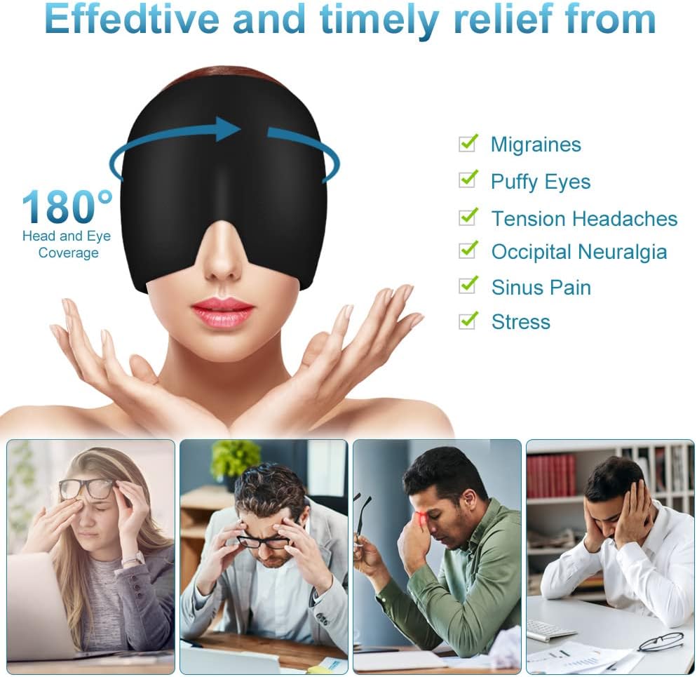 Detalle 2 de ACWOO Chapeau Migraine 180° bonnet en gel