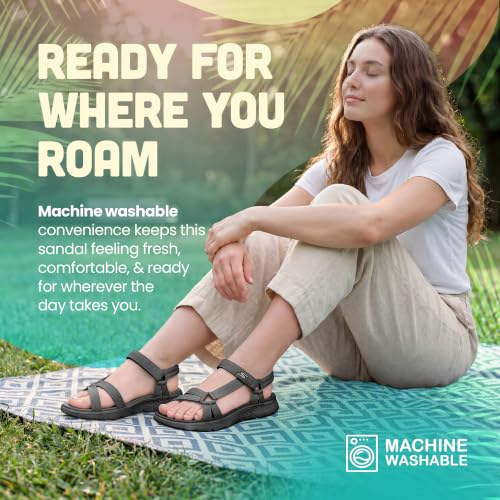Thumbnail 9 de Skechers Sandal Go Walk Flex Sublime Mujer – Negro Textil, 36 EU