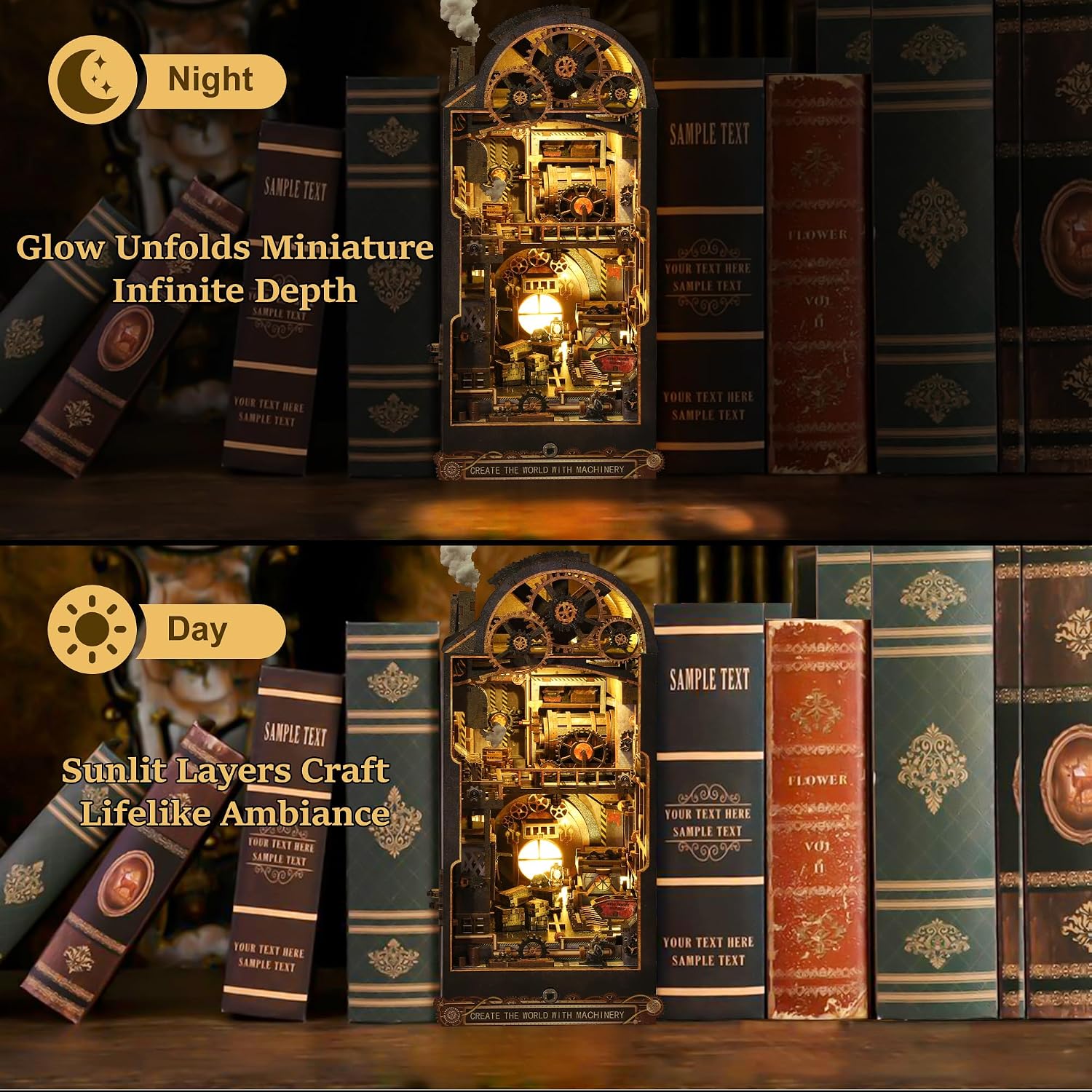 Thumbnail 3 de CRIOLPO Book Nook Kit DIY Miniaturhaus