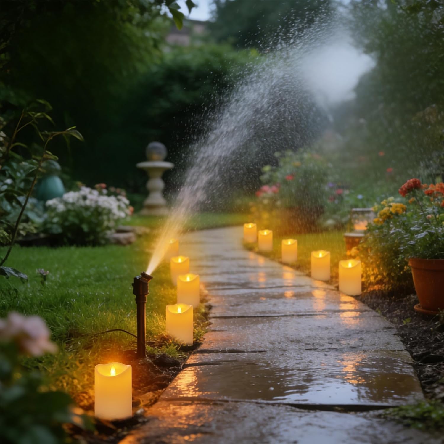 Detalle de Haown Flameless Candles, Set of 9