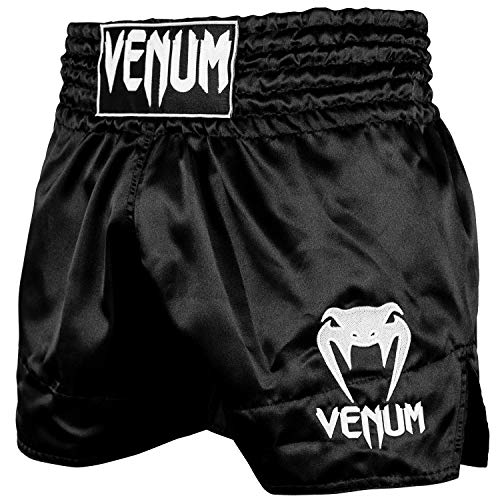 Detalle de Venum Shorts Classic Muay Thai Noir-Blanc - M