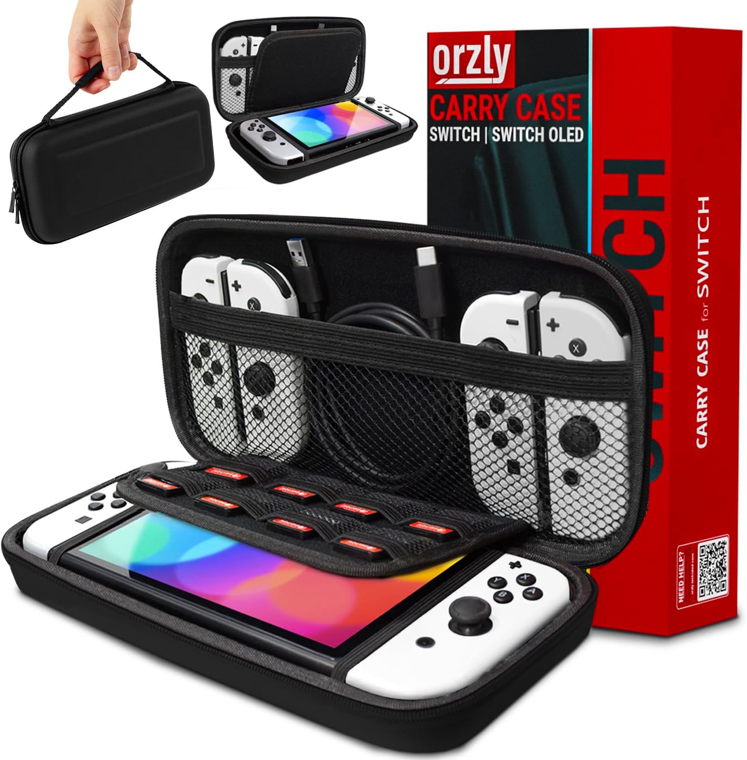 Detalle de Orzly Custodia Switch per Nintendo Switch OLED