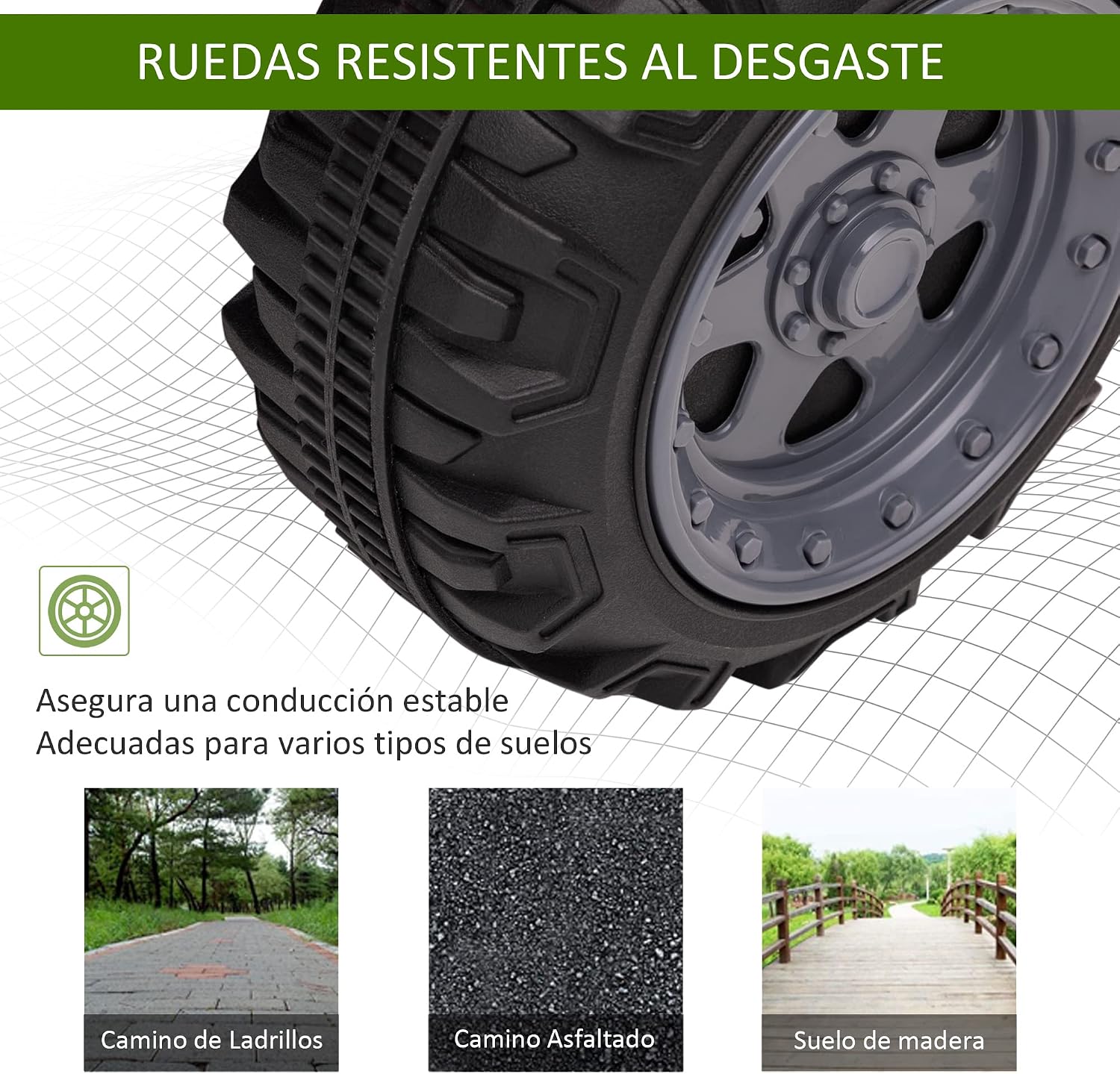 Detalle 2 de HOMCOM Quad Eléctrico 6V para niños