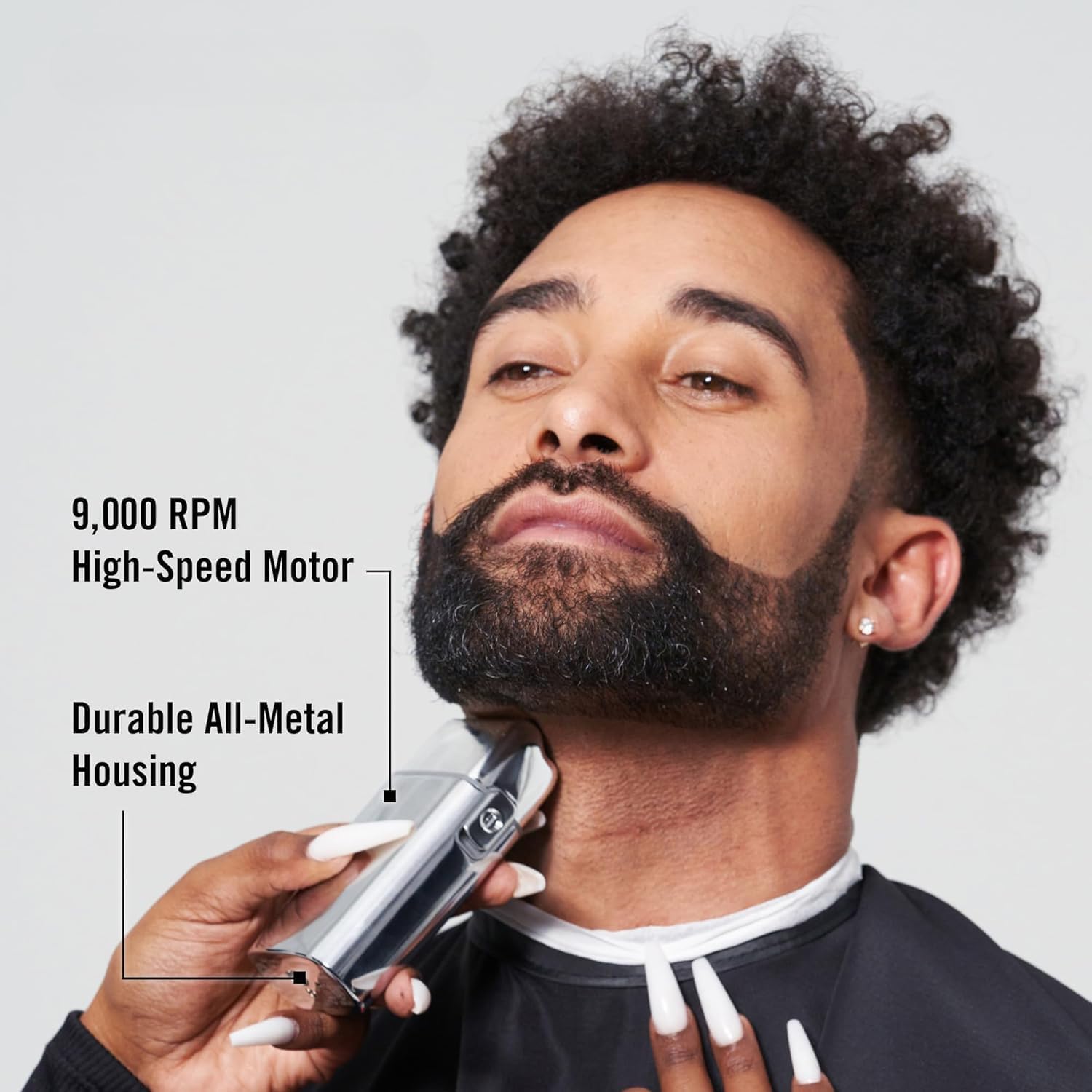 Detalle 2 de Beard Trimmer for Men – Cordless Electric Foil with LCD Display